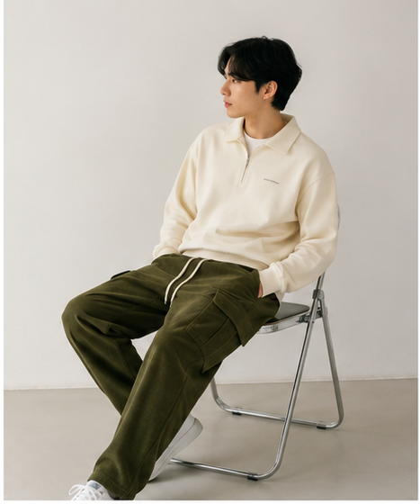 Straight Fit Cargo Trousers - Image 4