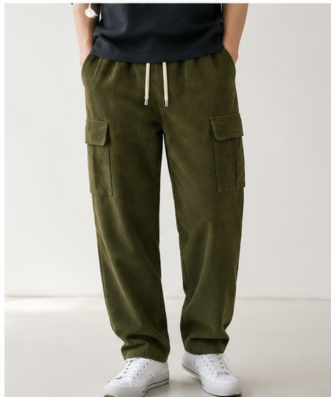 Straight Fit Cargo Trousers - Image 6
