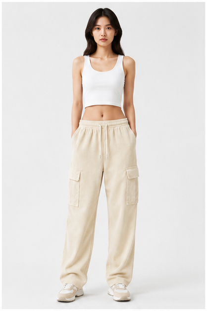 Straight Fit Cargo Trousers - Image 7