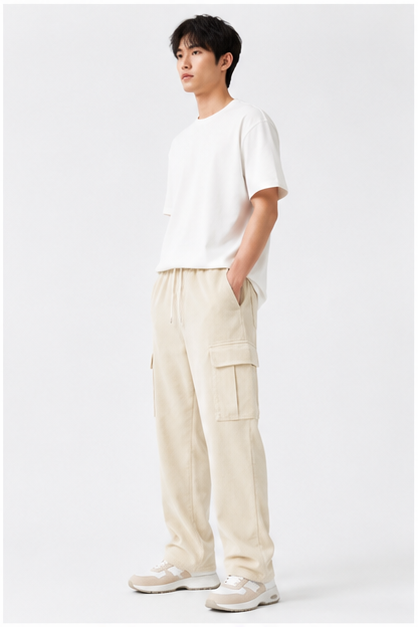 Straight Fit Cargo Trousers - Image 6
