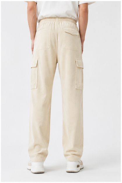 Straight Fit Cargo Trousers - Image 4