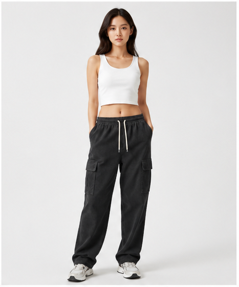 Straight Fit Cargo Trousers - Image 6