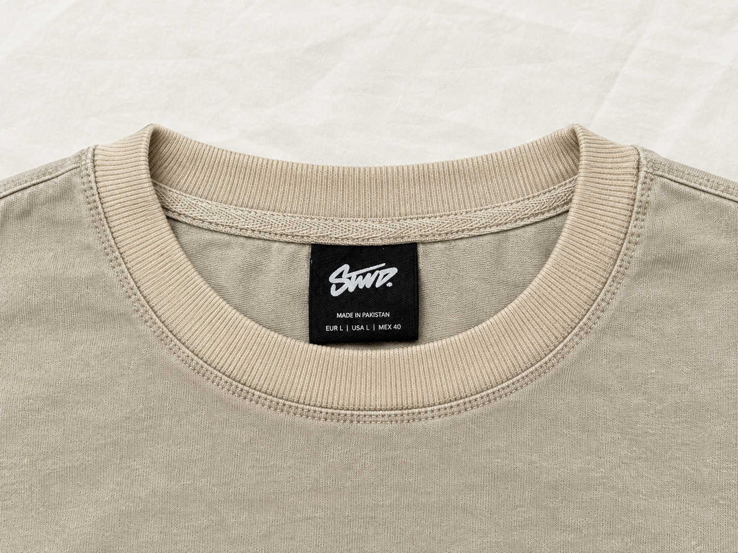 STWD, Premium t-shirt, Beige - Image 3