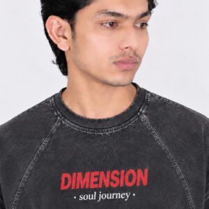 Dimension, Black Vintage Tee - Image 3