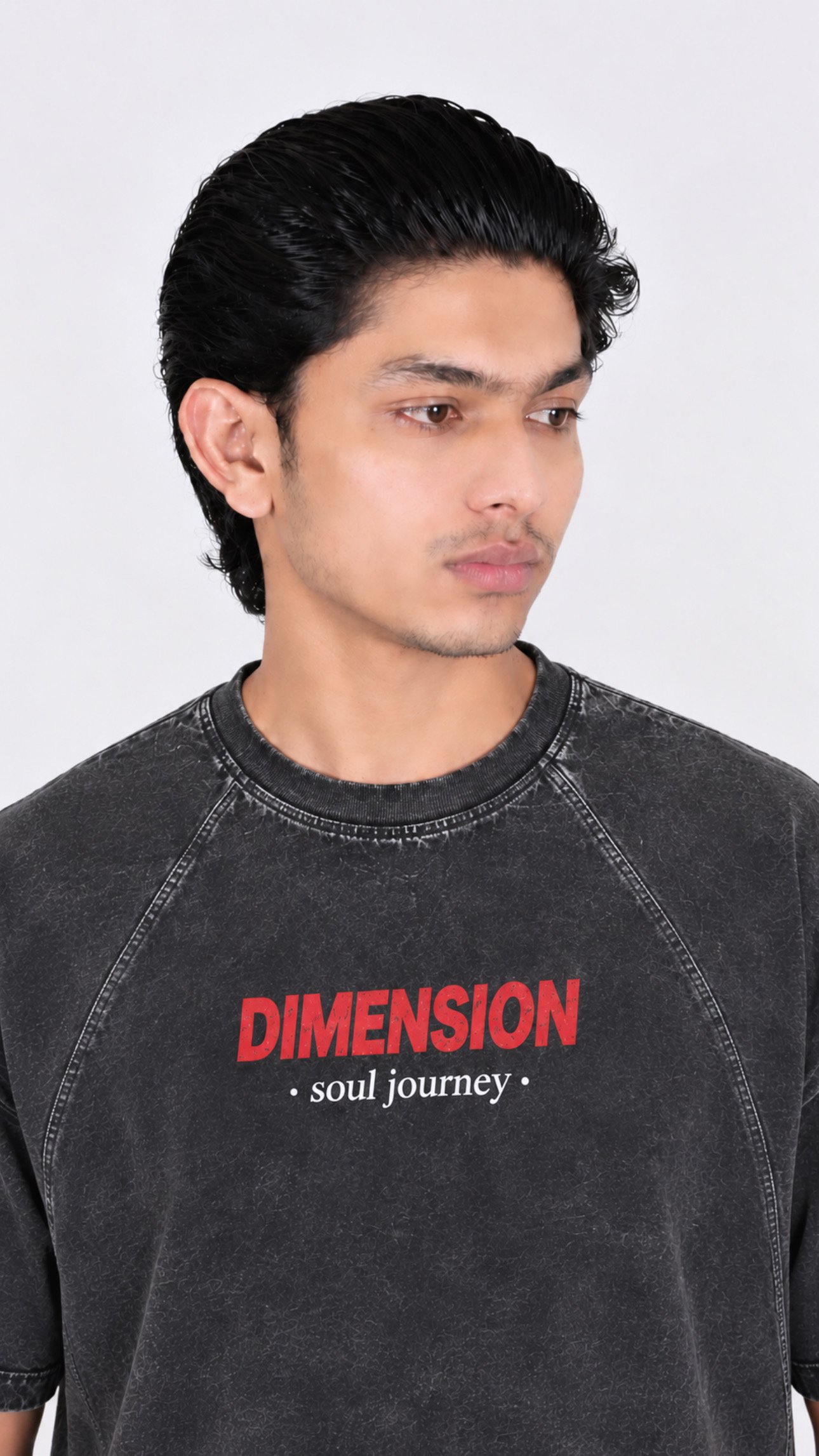 Dimension, Black Vintage Tee - Image 3