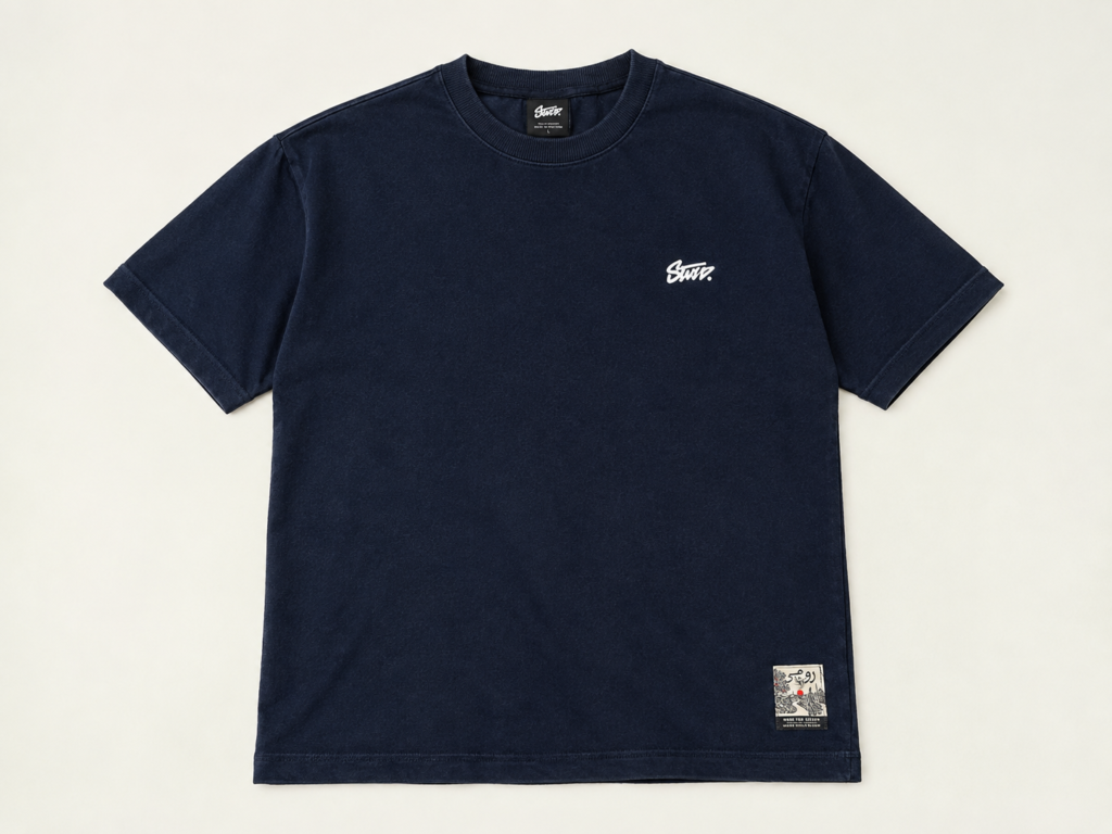 STWD, Premium t-shirt, Navy blue
