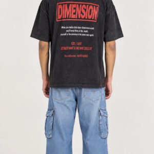 Dimension, Black Vintage Tee - Image 2