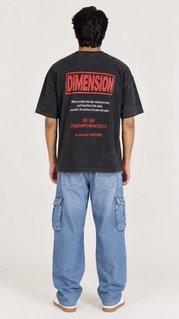 Dimension, Black Vintage Tee