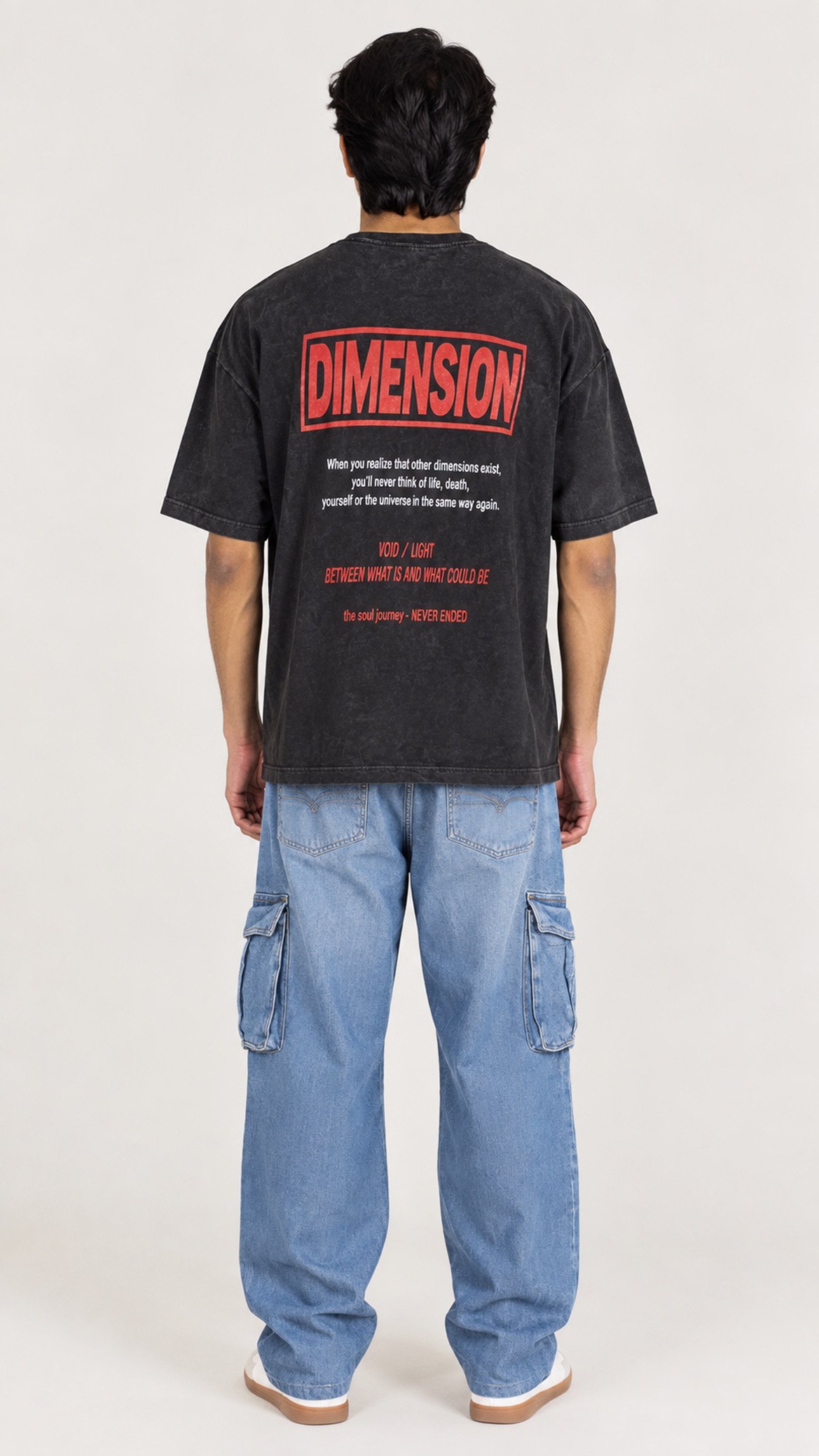 Dimension, Black Vintage Tee - Image 2