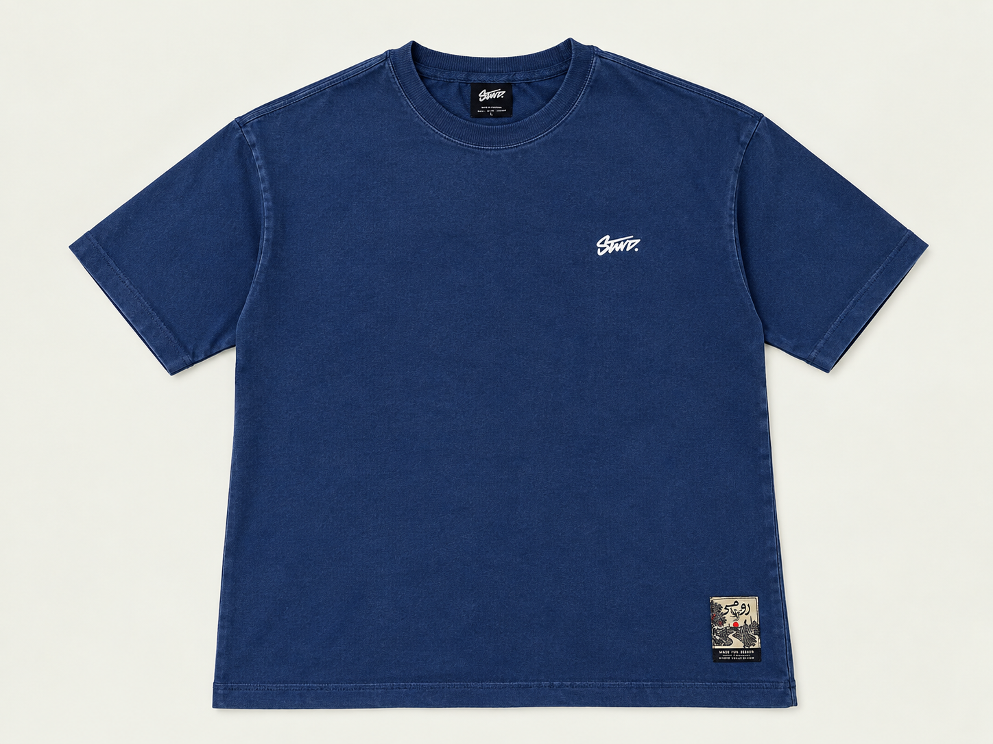 STWD, Premium t-shirt, Blue - Image 1