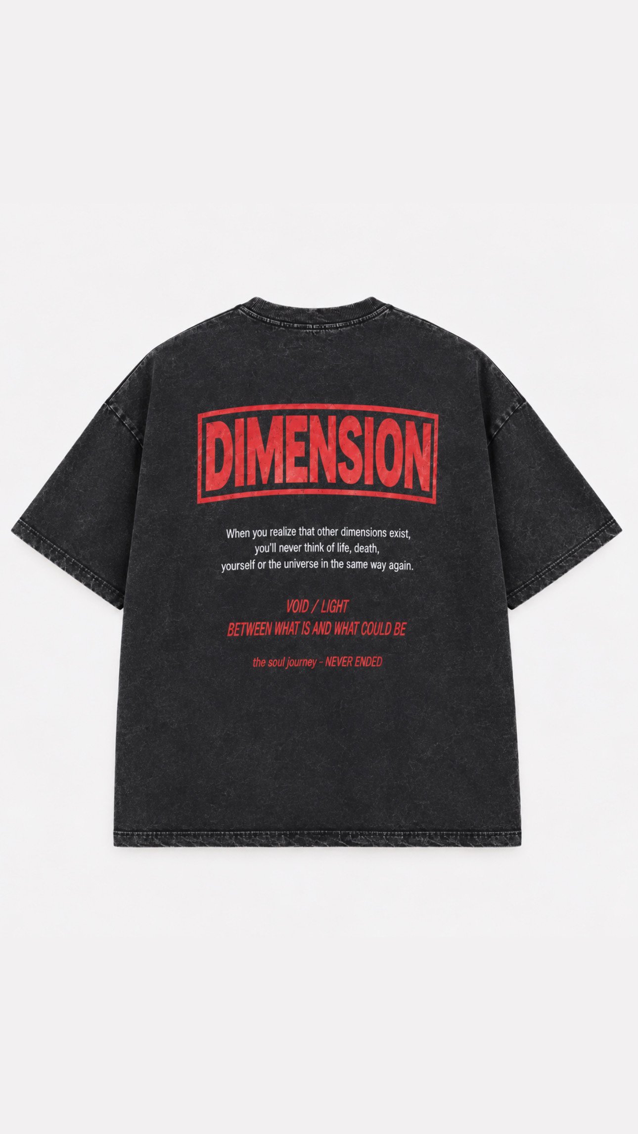 Dimension, Black Vintage Tee - Image 5