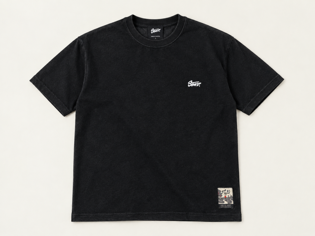 STWD, Premium t-shirt, Black