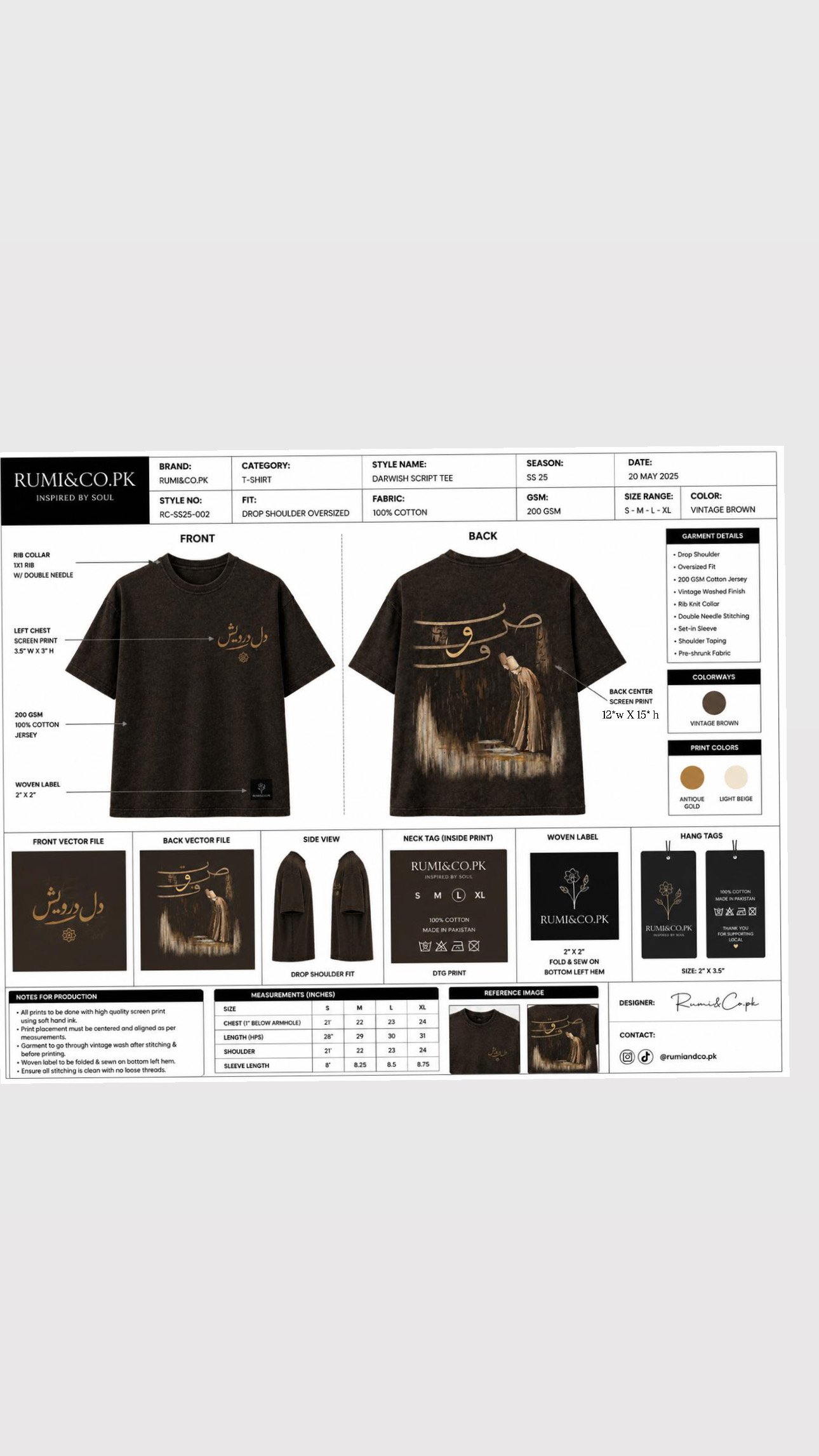 Dil-e-Derwish,Vintage tee - Image 6
