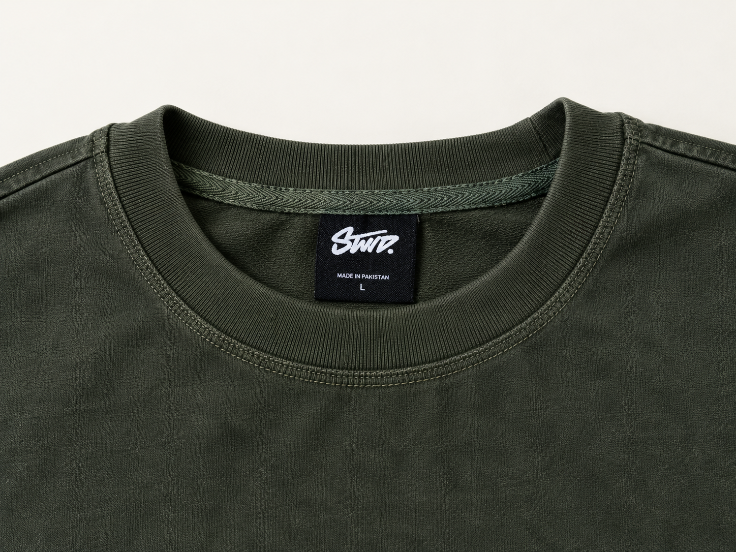 STWD, Premium t-shirt, Olive Green - Image 3