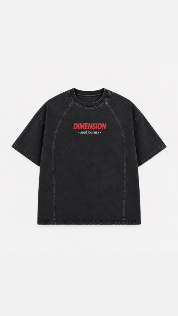 Dimension, Black Vintage Tee
