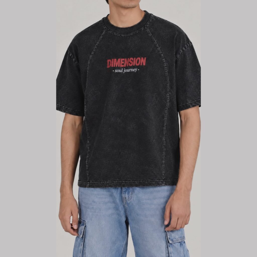 Dimension, Black Vintage Tee